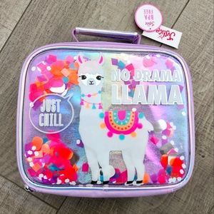 Justice No Llama Drama Lunchbox Tote NWT